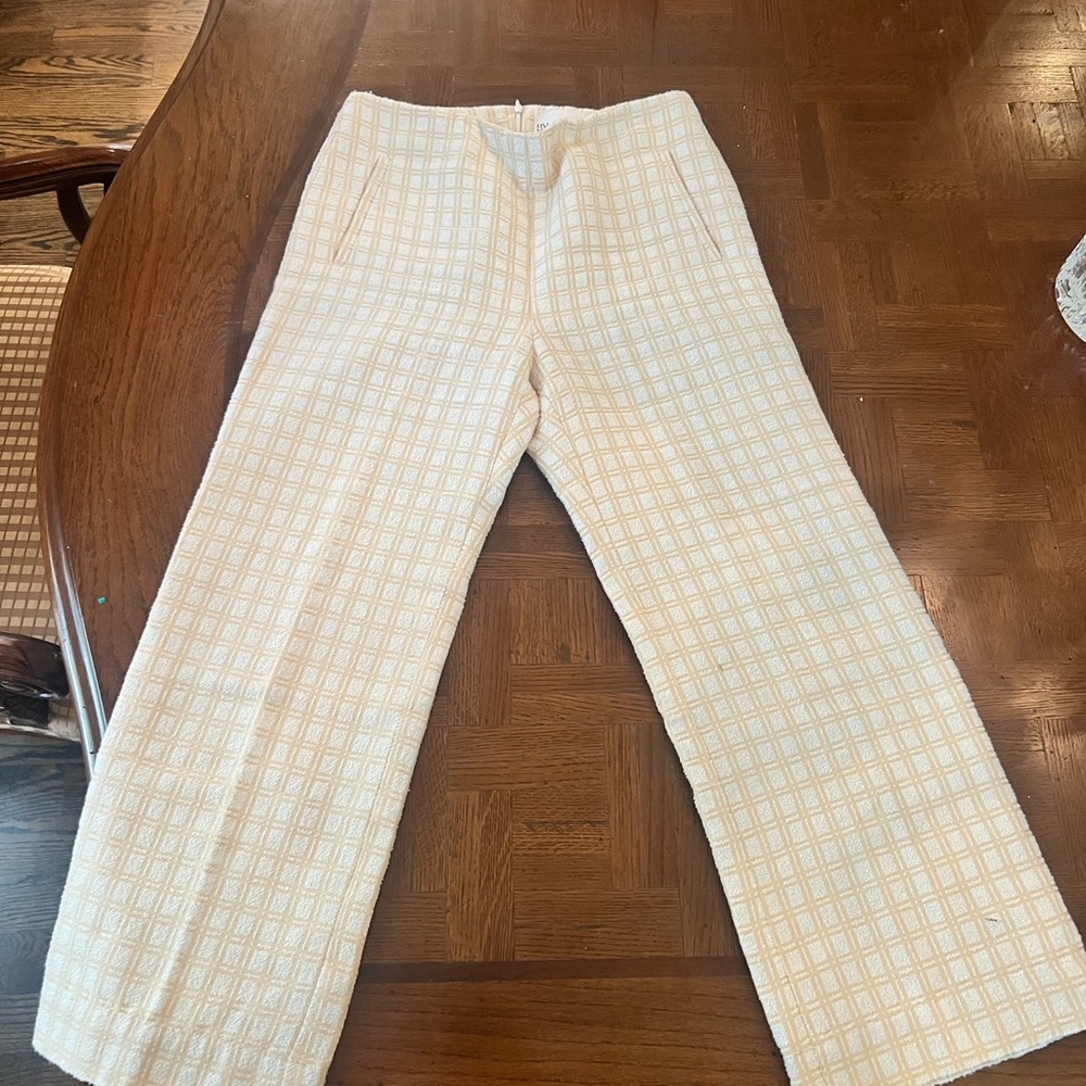 Lisa Marie Fernandez Cream Corduroy Pants
